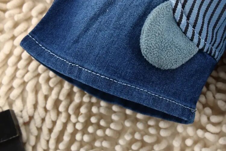 Baby Denim Short Overalls - Image 6