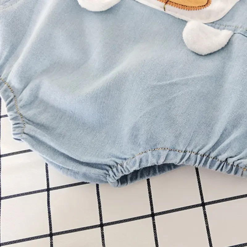Baby Denim Suspender Overalls - Image 5