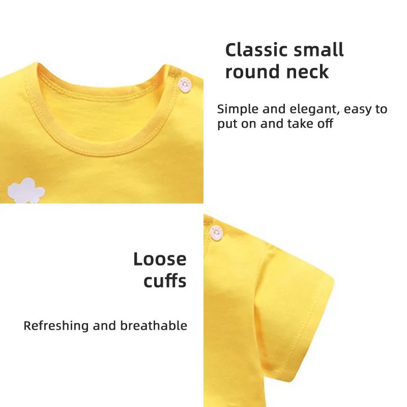 Baby Cartoon T-Shirt + Shorts Set - Image 5