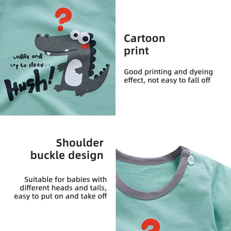 Baby Cartoon T-Shirt + Shorts Set - Image 6