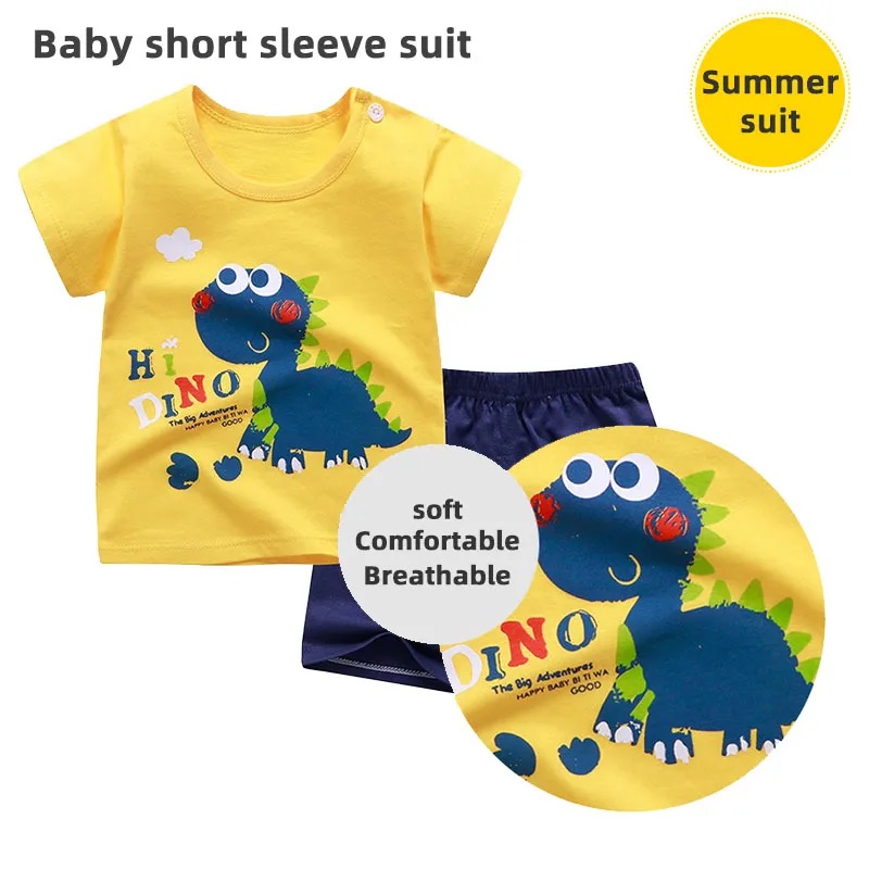 Baby Cartoon T-Shirt + Shorts Set - Image 8