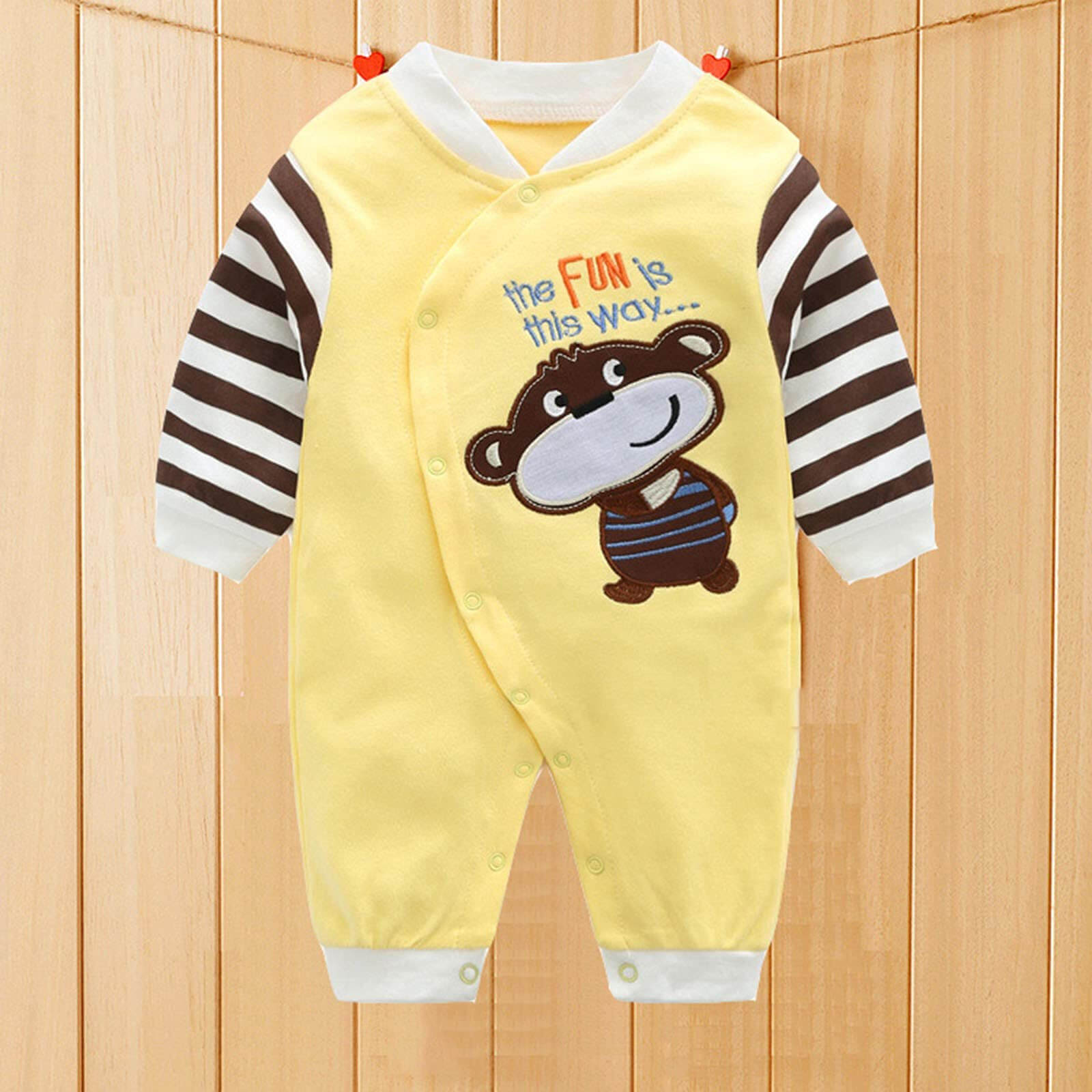 Baby Monkey Long Sleeve Jumpsuit