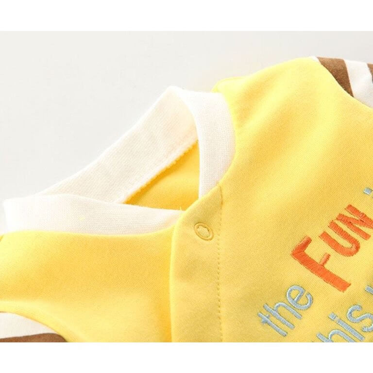 Baby Monkey Long Sleeve Jumpsuit - Image 4