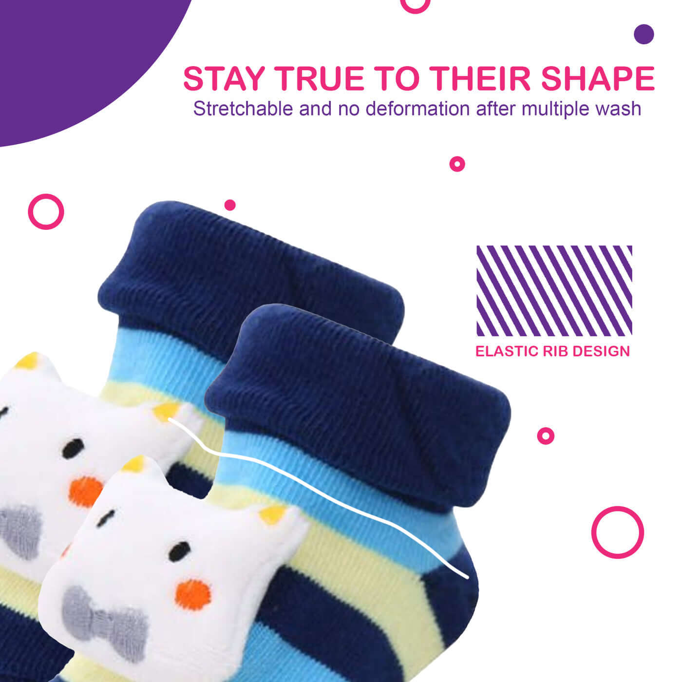 Cartoon Baby Socks - Image 5