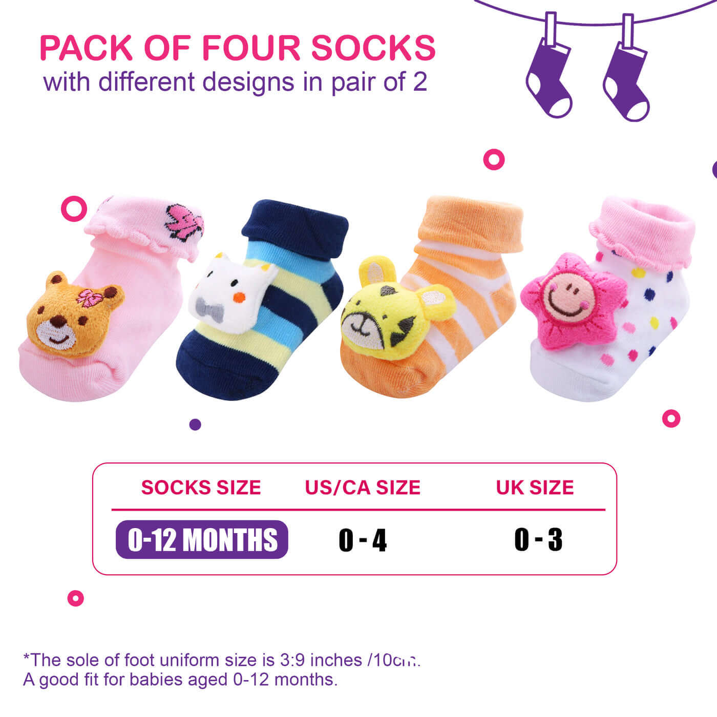 Cartoon Baby Socks - Image 6