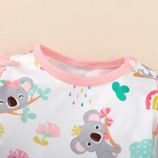ALBETTA CROCHET  KOALA ORGANIC BABYGRO  ROMPER main image 1