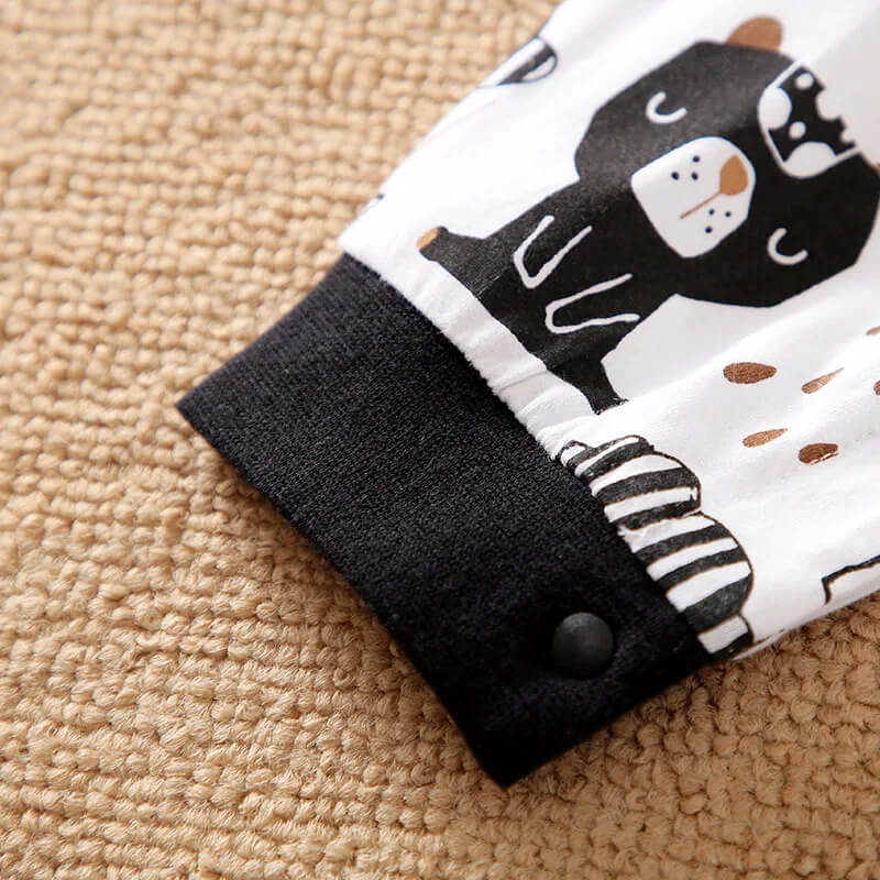 Cat N Bee Allover Print Baby Romper - Image 6