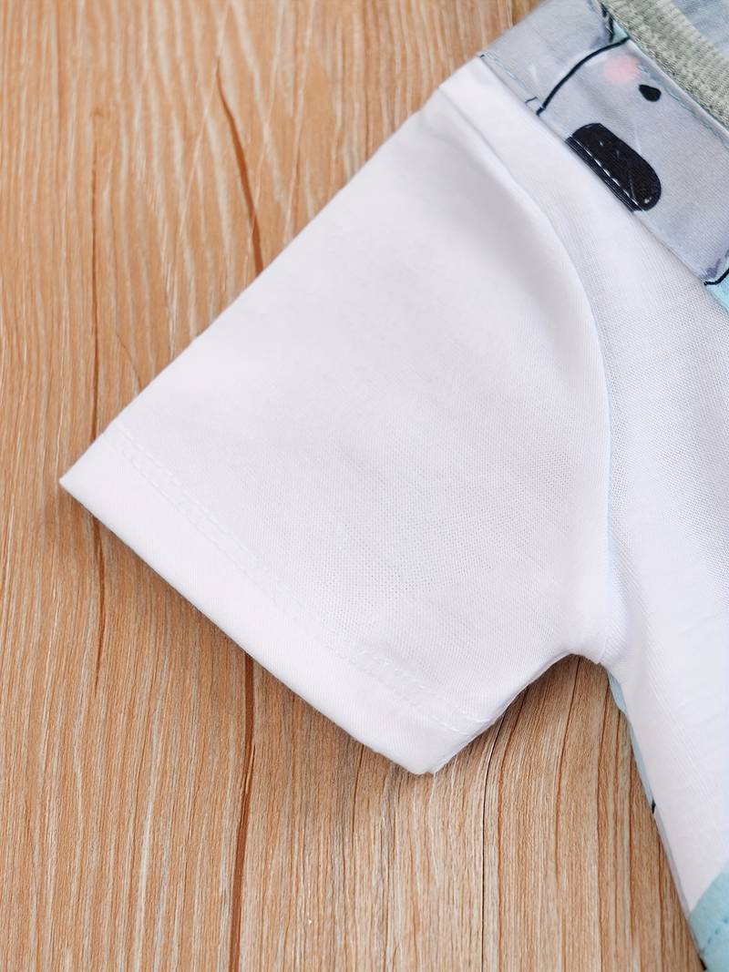 Koala Print Short Sleeve Romper - Image 6