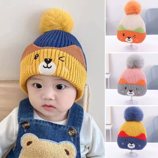 Winter Warm Knitted Woolen Beanie Hat