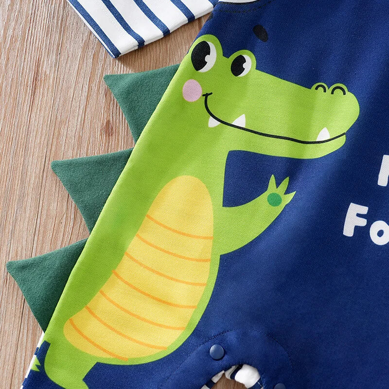 Crocodile Print Long Sleeve Jumpsuit - Image 4