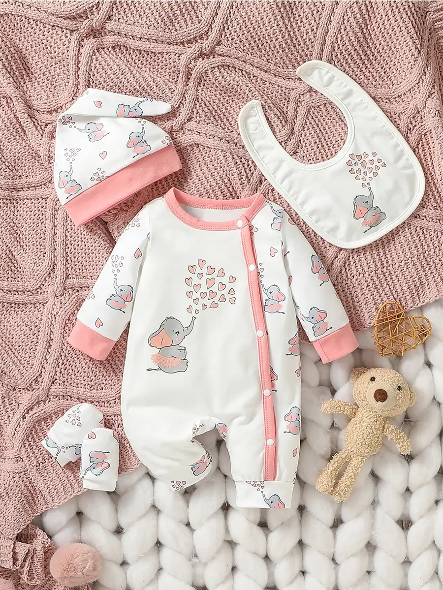 Elephant Print Jumpsuit