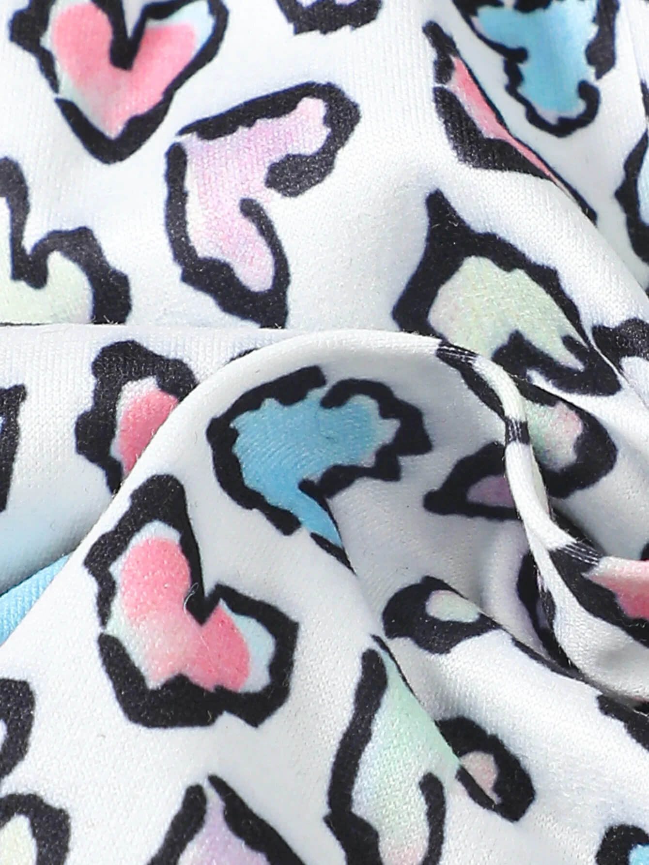 Heart Pattern Bowknot Dress with Headband - Image 5