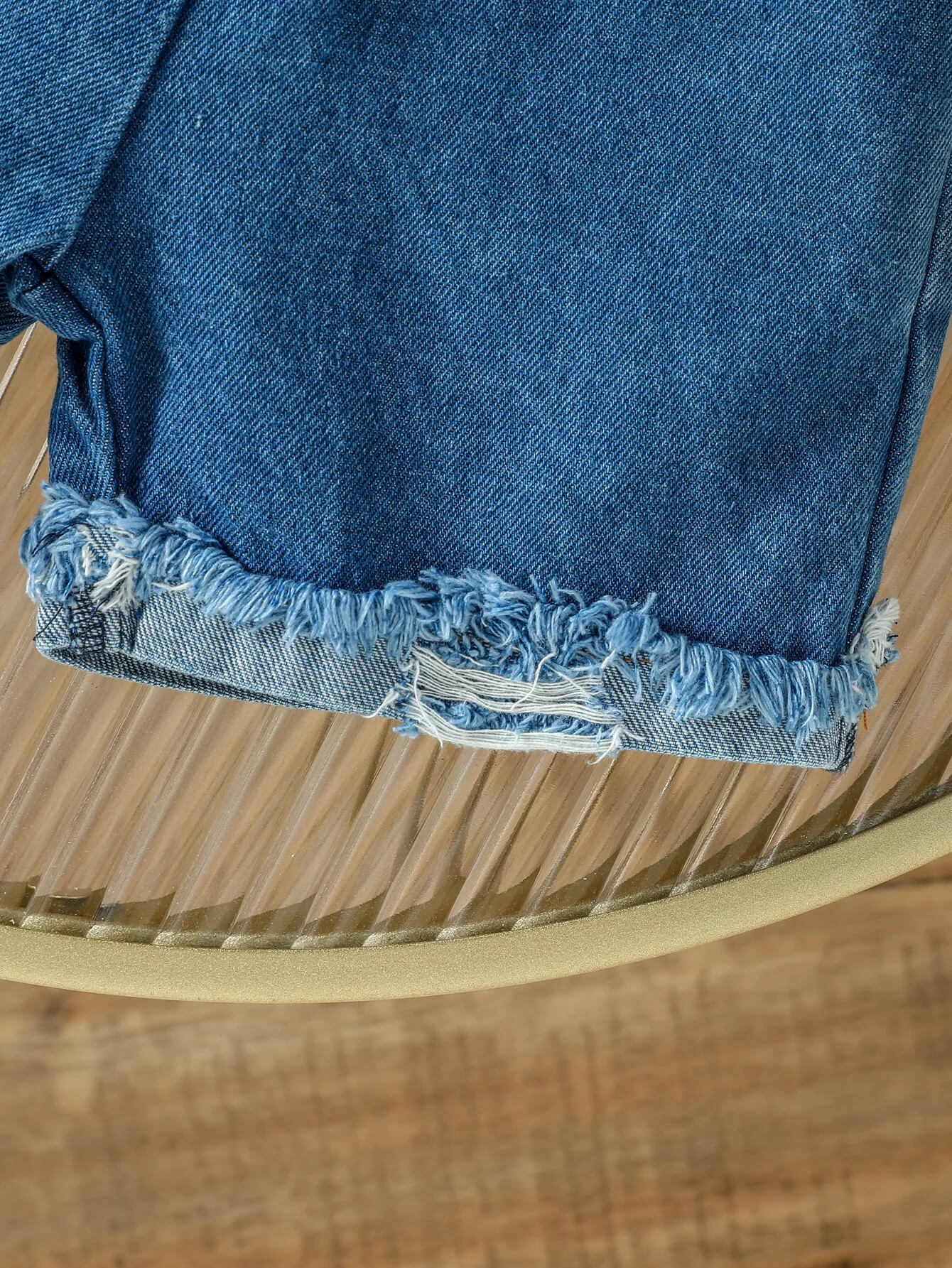 Floral Crochet Tank Top & Denim Shorts Set - Image 4