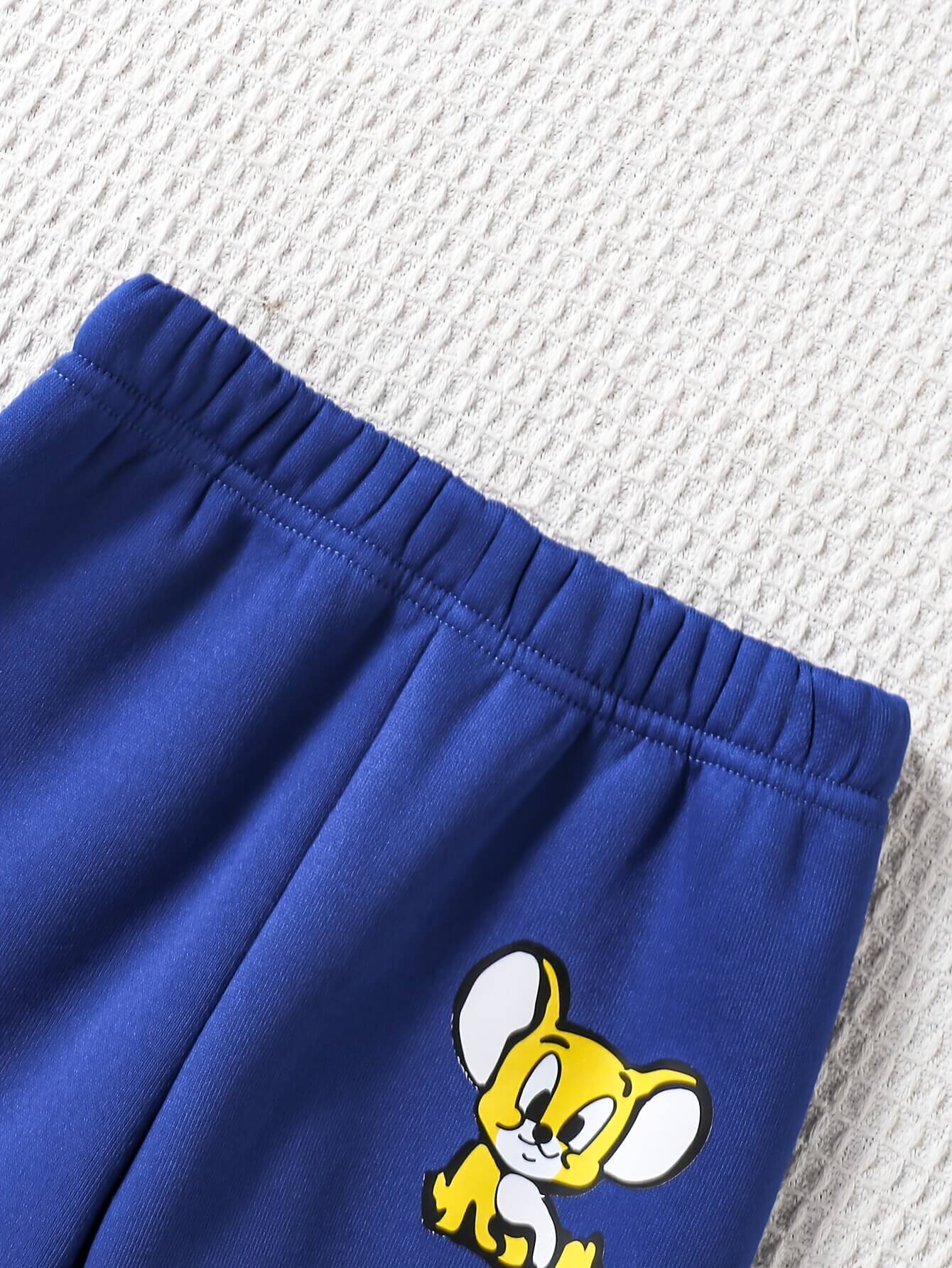 Cat & Mouse Winter Sweatshirt & Pants Set - Image 5