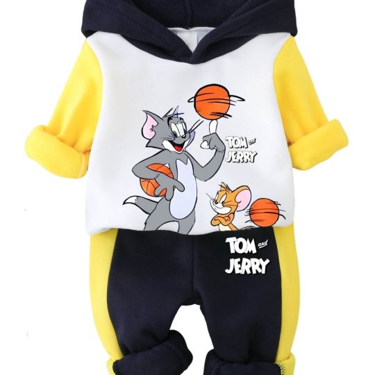 Cat & Mouse Play Hoodie & Pants Set