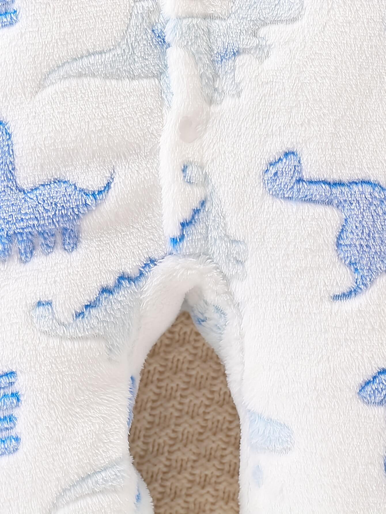 Dinosaur Plush Hooded Romper - Image 4