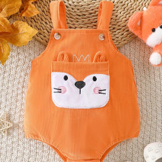 Fox Corduroy Romper