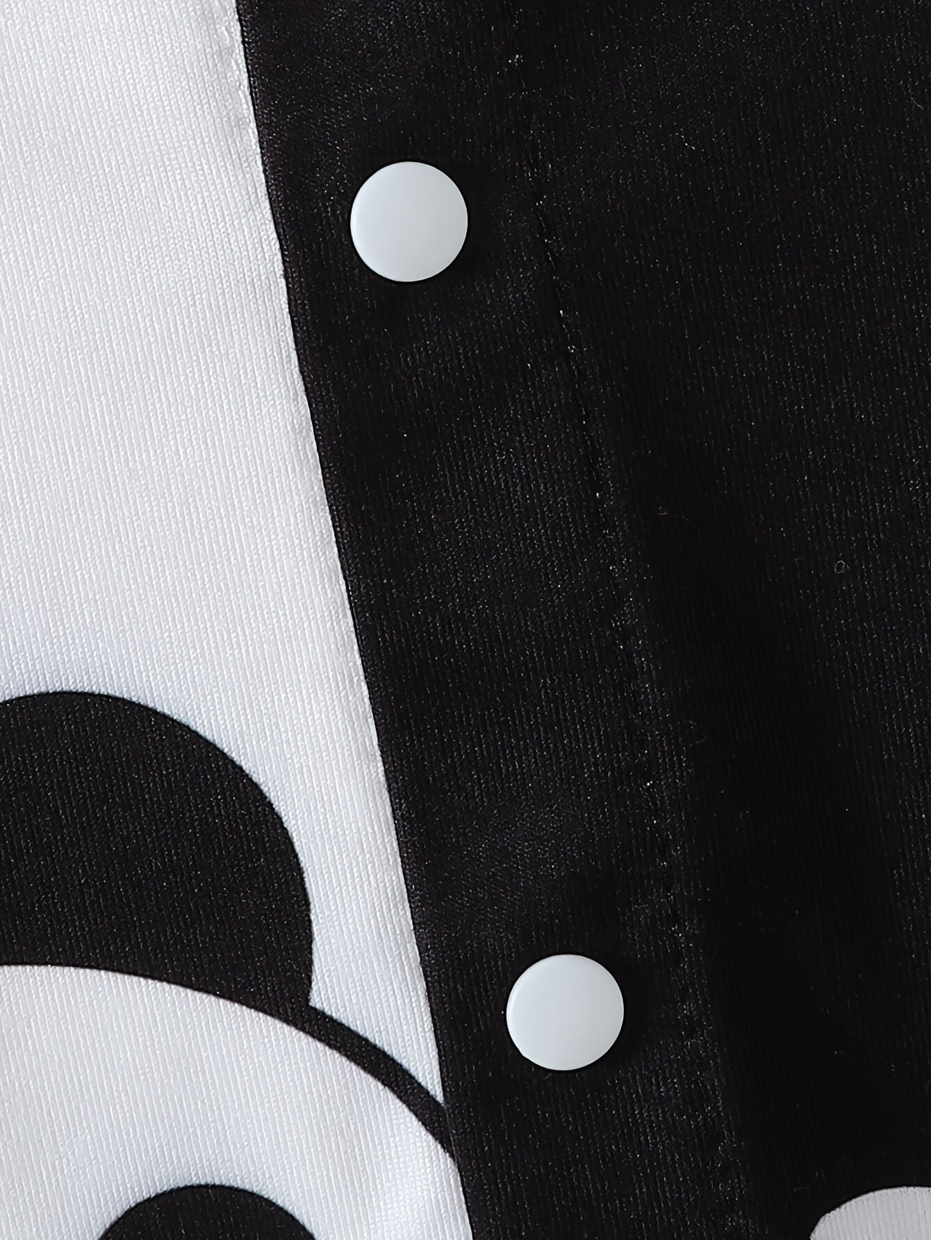 Panda Print Baby Bodysuit with Hat Set - Image 4