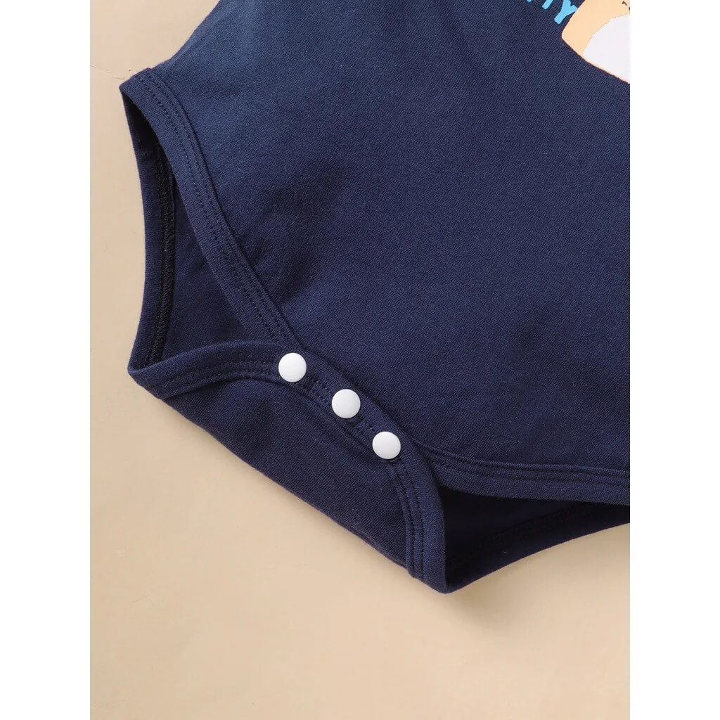 Lion Print Bodysuit & Shorts Set - Image 5